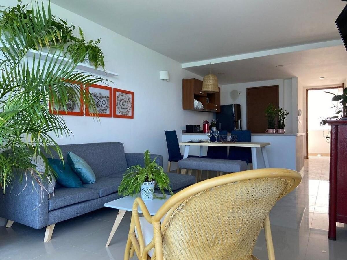 The Tropical And Chic Flat At 20b2 Apartamento
